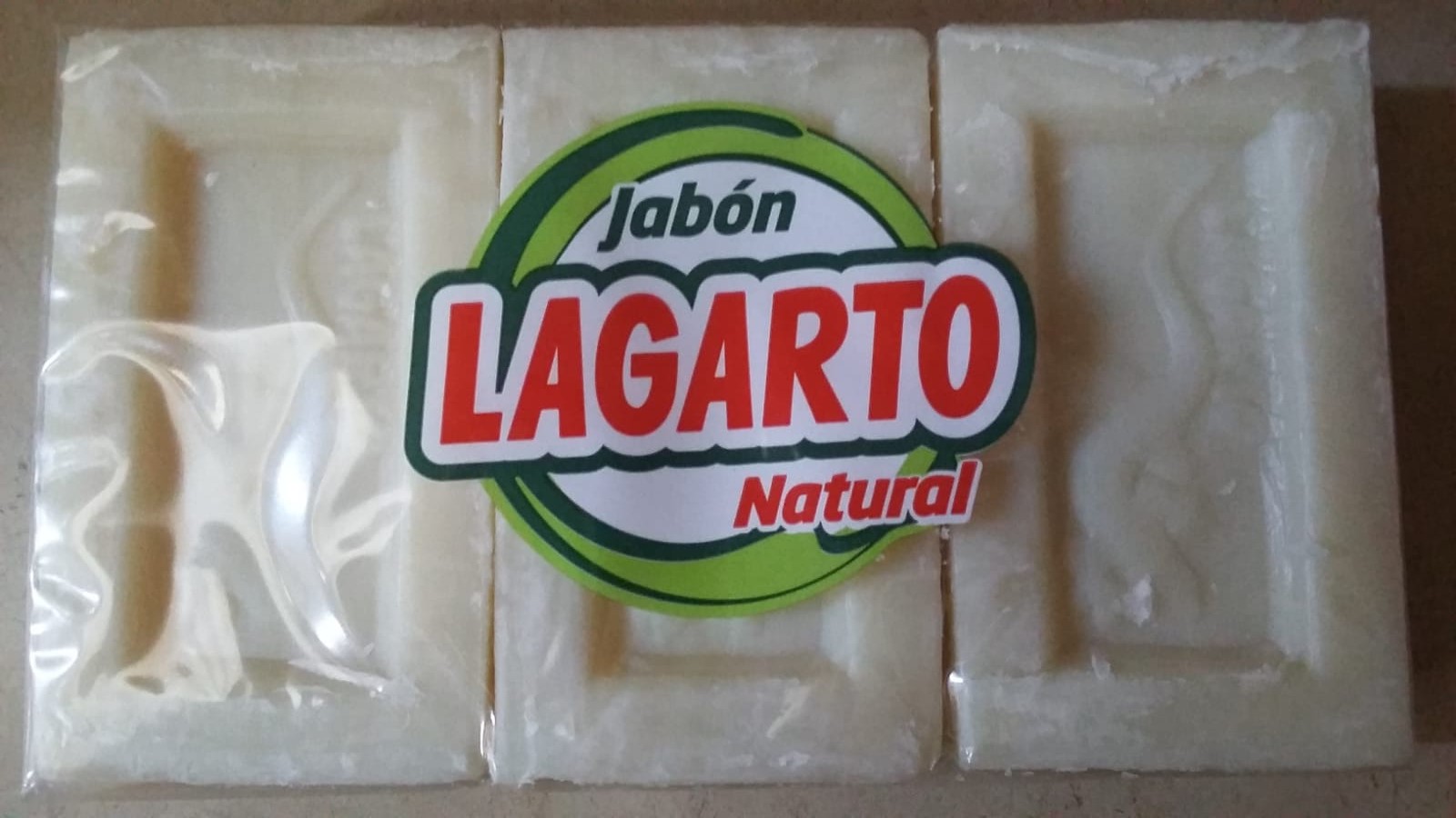 JABÓN LAGARTO PACK 3 PASTILLA 2,45€